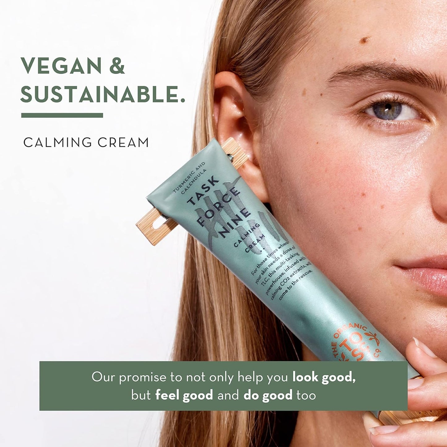 The Organic Skin Co Organic Task Force Nine Calming Cream Turmeric and Calendula 60ml - Cutprice Online