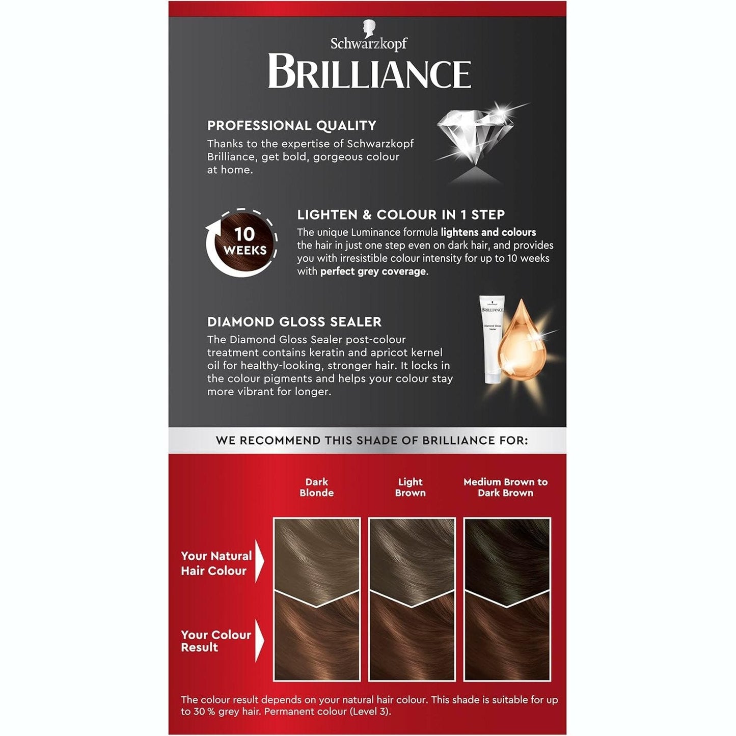 Schwarzkopf Brilliance L68 Cinnamon Brown