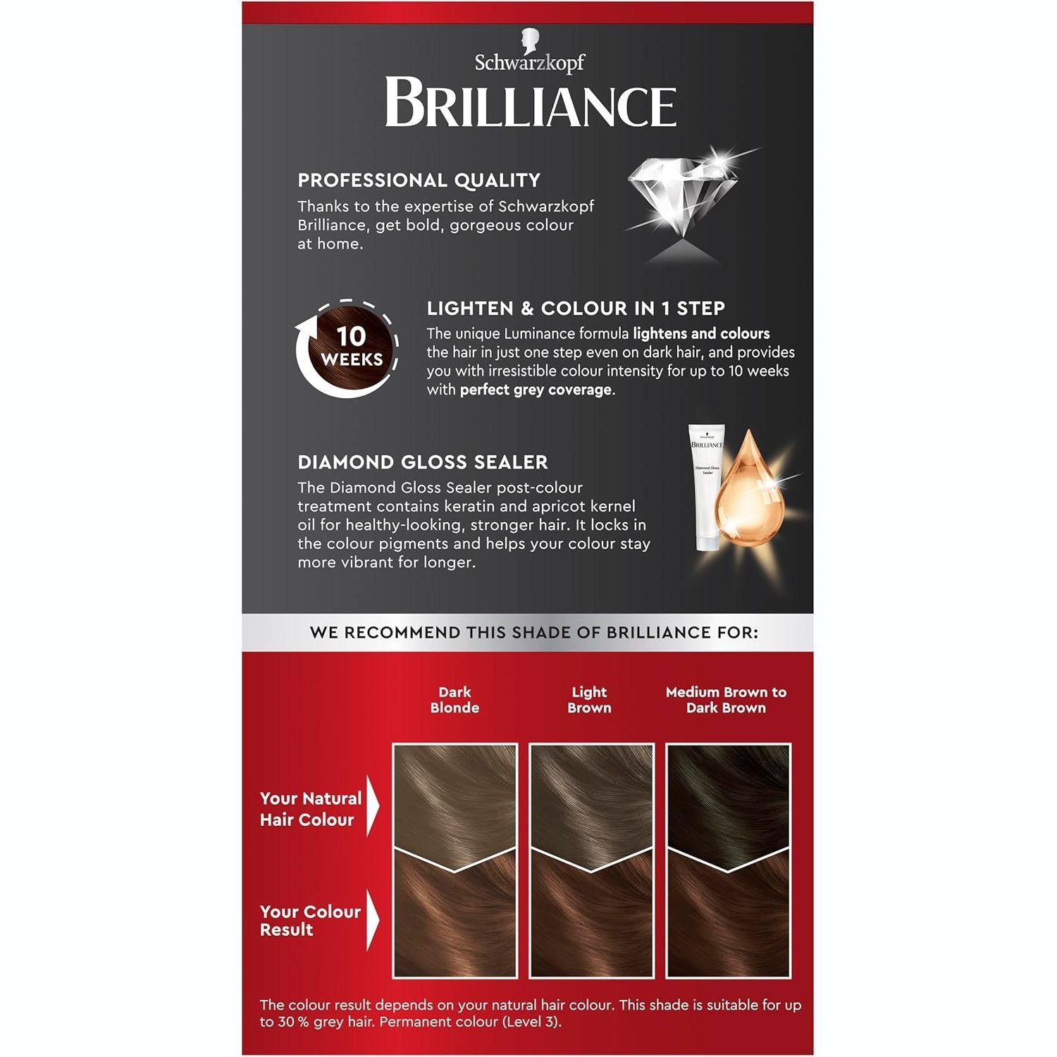 Schwarzkopf Brilliance L68 Cinnamon Brown