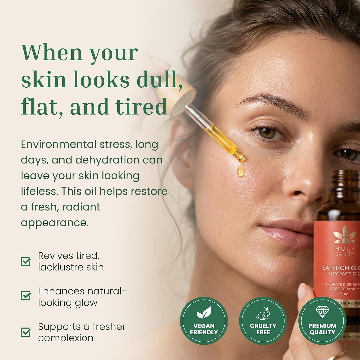 Holy Sanity Manjish Elixir Night Face Oil 50ML