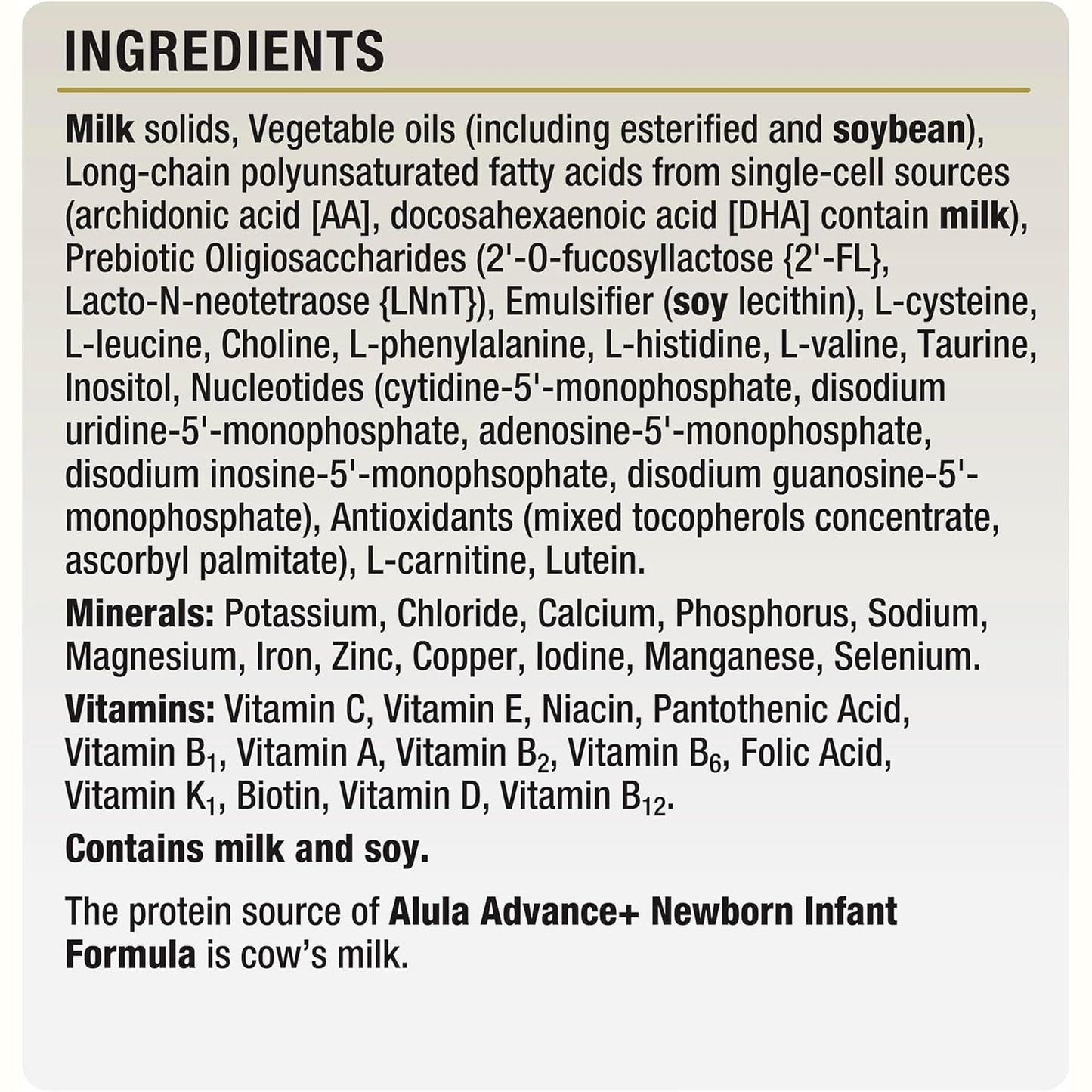 Alula Advance+ Stage 1 Premium Newborn Infant Formula 0-6 Months 800g