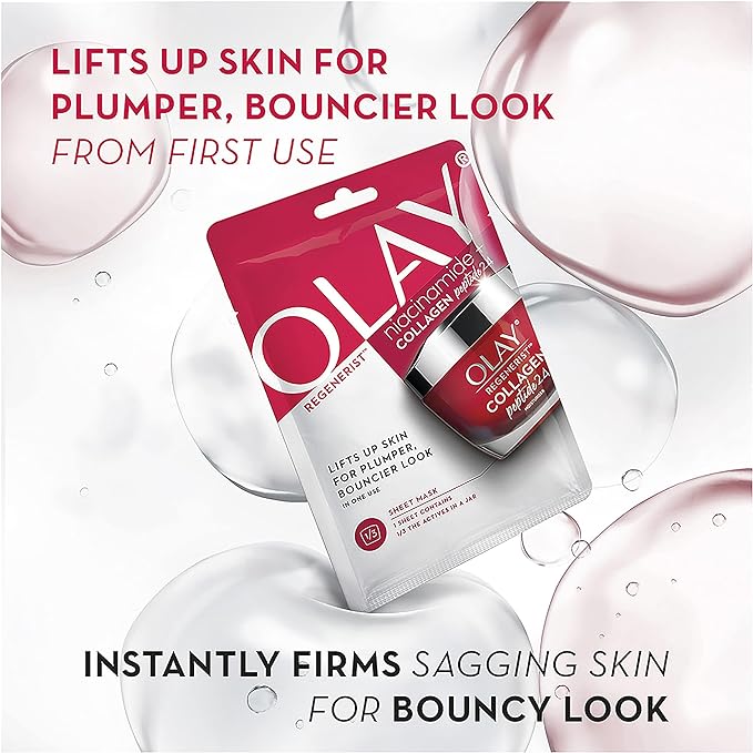 Olay Regenerist Niacinamide + Collagen Peptide24 Sheet Mask - Cutprice Online
