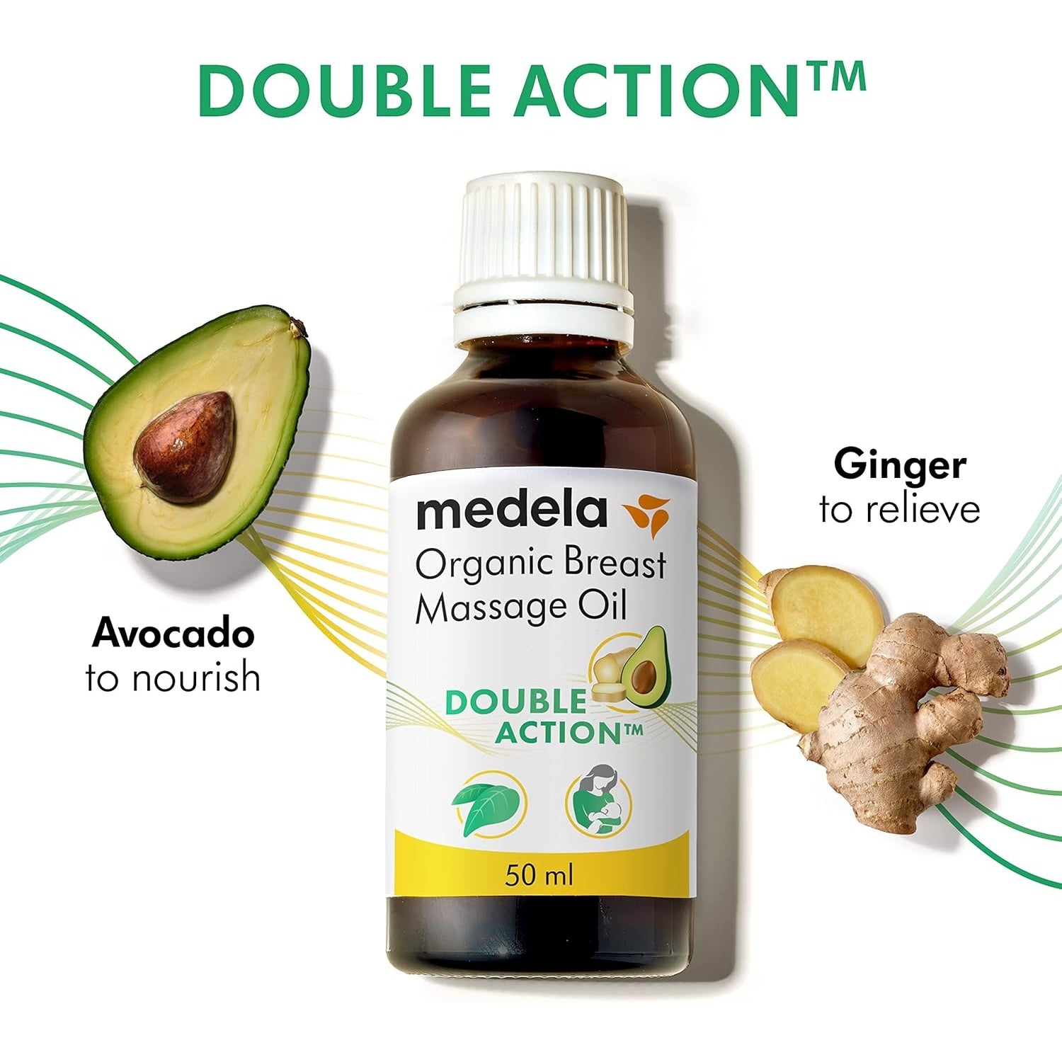 MEDELA Organic Breast Massage Oil 50ml