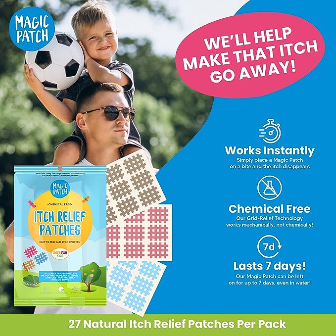 NATPAT Organic Itch Relief Stickers x 30 Pack - Cutprice Online