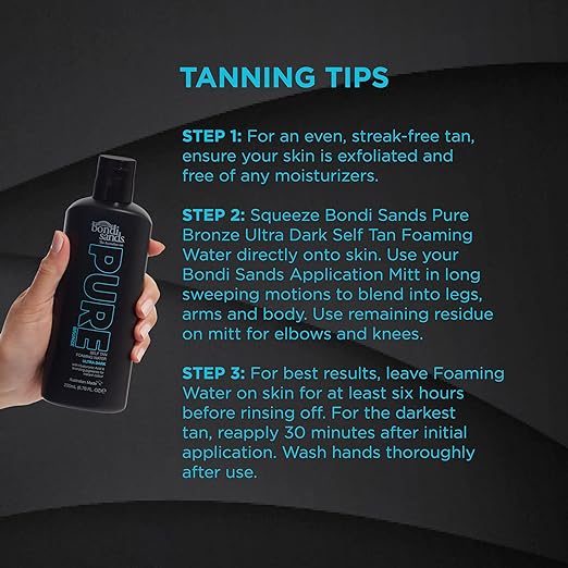 Bondi Sands Pure Bronze Ultra Dark Self Tan Foaming Water 200ml - Cutprice Online