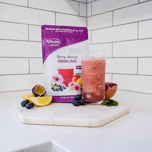 Morlife Berry Active Immune Elderberry Punch 200g - Cutprice Online