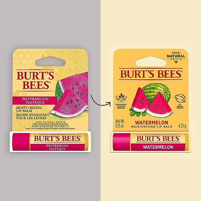 Burt's Bees Moisturising Lip Balm Watermelon 4.25g - Cutprice Online