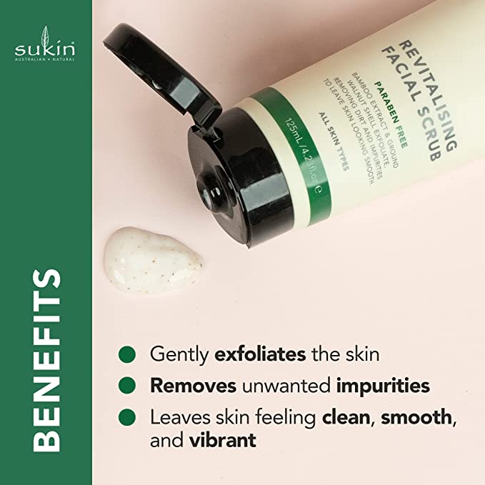 SUKIN REVITALISING FACIAL SCRUB 125ML - Cutprice Online