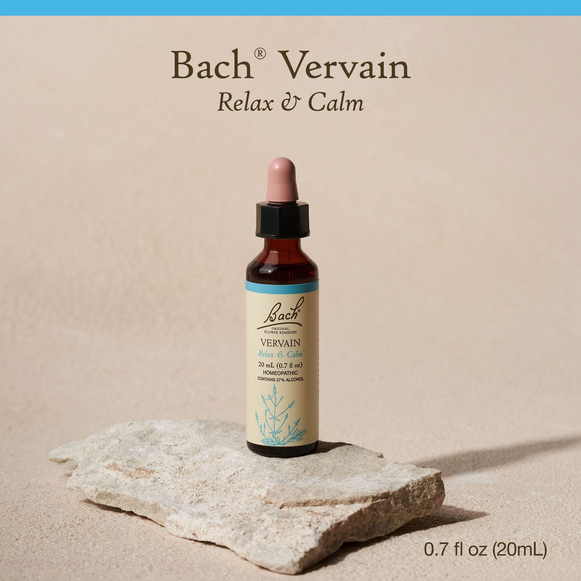 Bach Flower Remedies Vervain 20ml Bach Flower