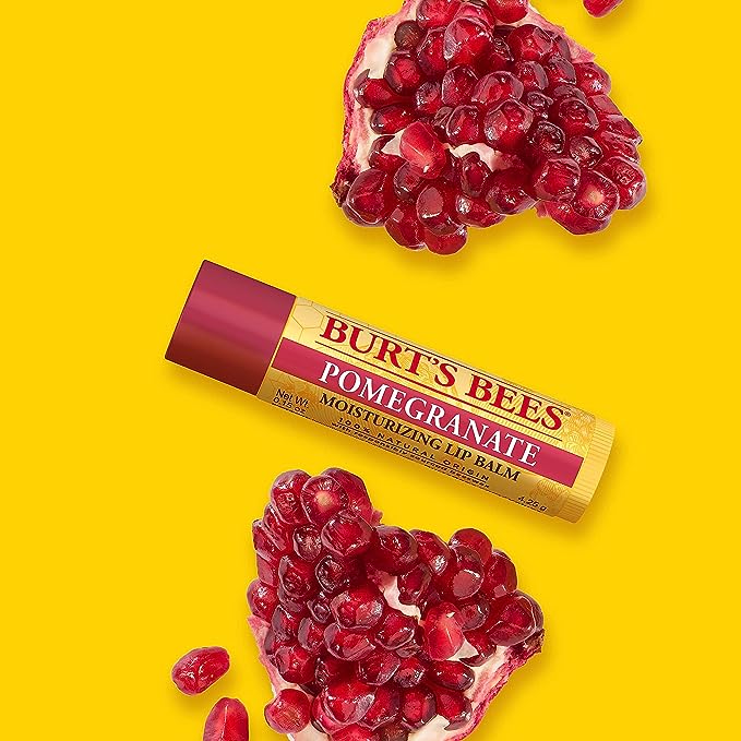 Burt's Bees Moisturising Lip Balm Pomegranate 4.25g - Cutprice Online