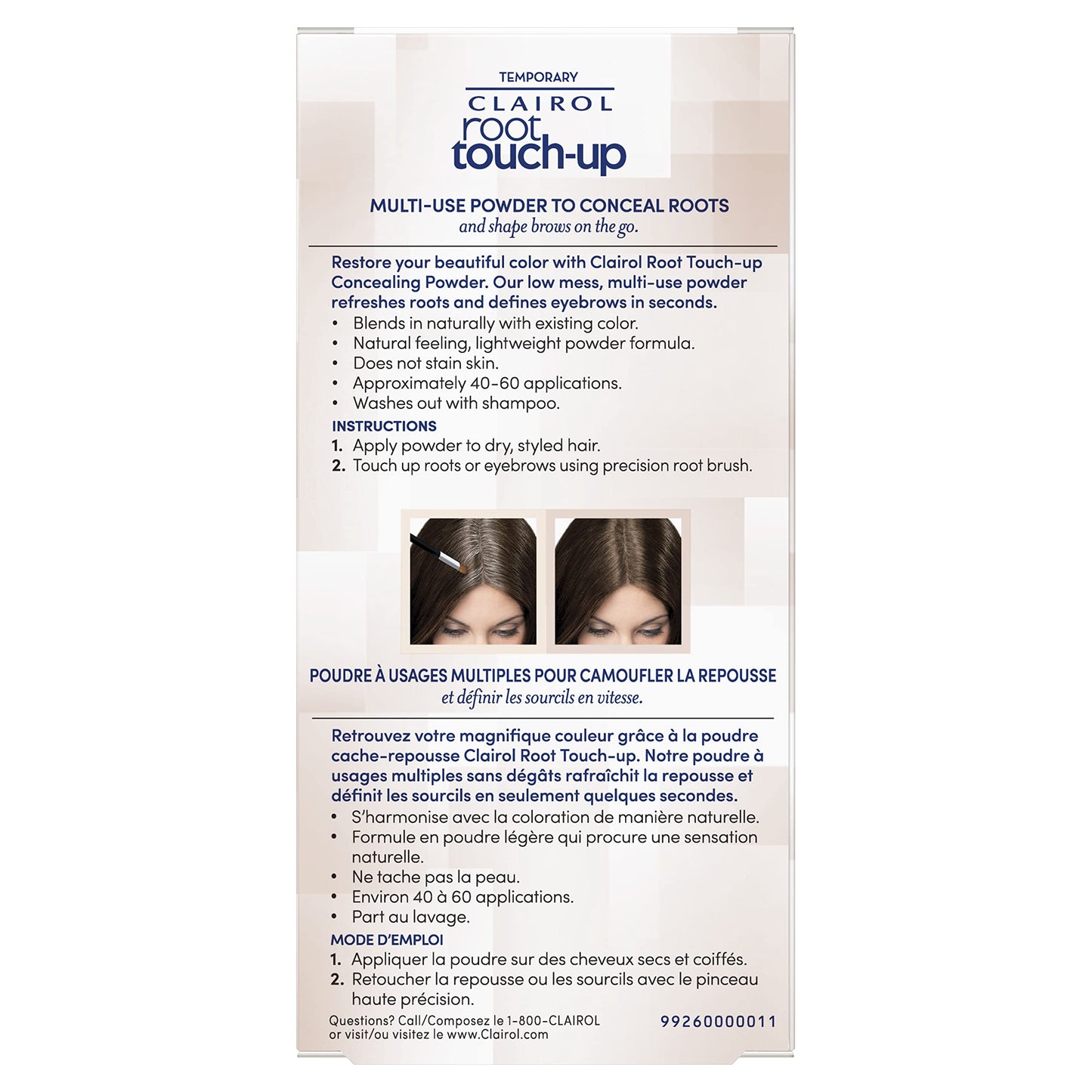 Clairol Nice & Easy Root Touch Up Root Concealing Powder Dark Brown - Cutprice Online