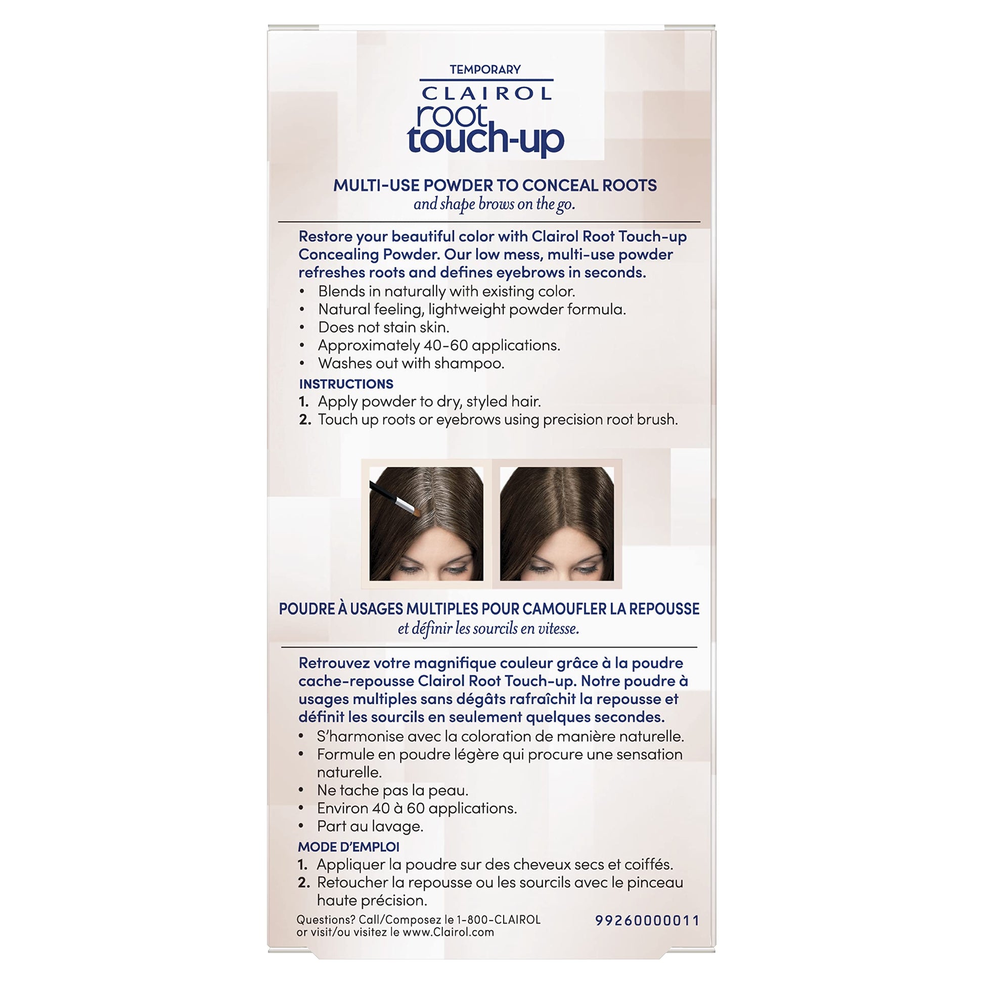 Clairol Nice & Easy Root Touch Up Root Concealing Powder Dark Brown - Cutprice Online