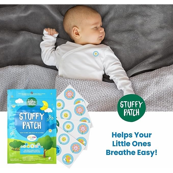 The Natural Patch Co. StuffyPatch Organic Stickers x 24 Pack - Cutprice Online