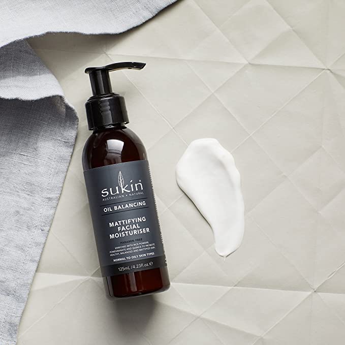Sukin Oil Balancing Mattifying Facial Moisturiser 125ml - Cutprice Online