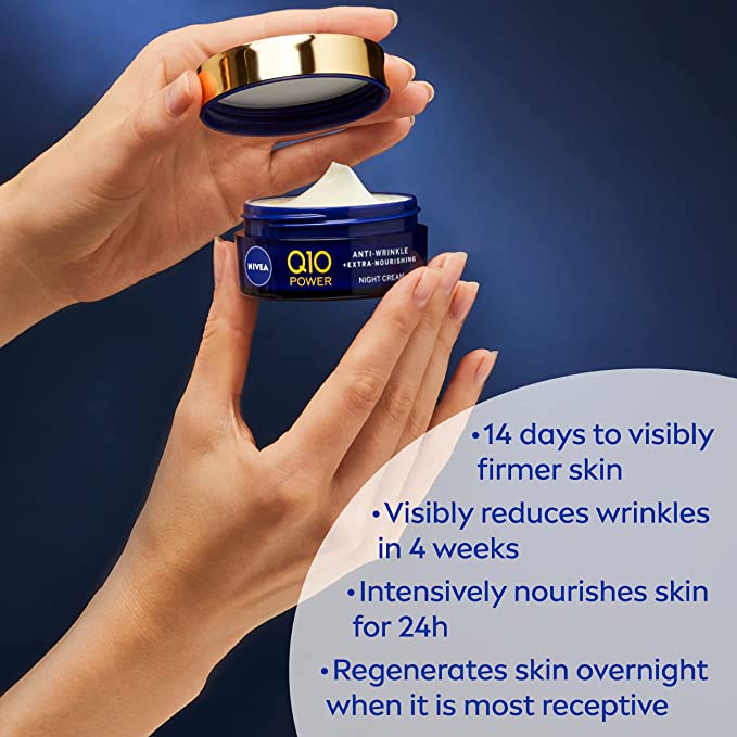 Nivea Q10 Power Night Cream Mature 50ml - Cutprice Online