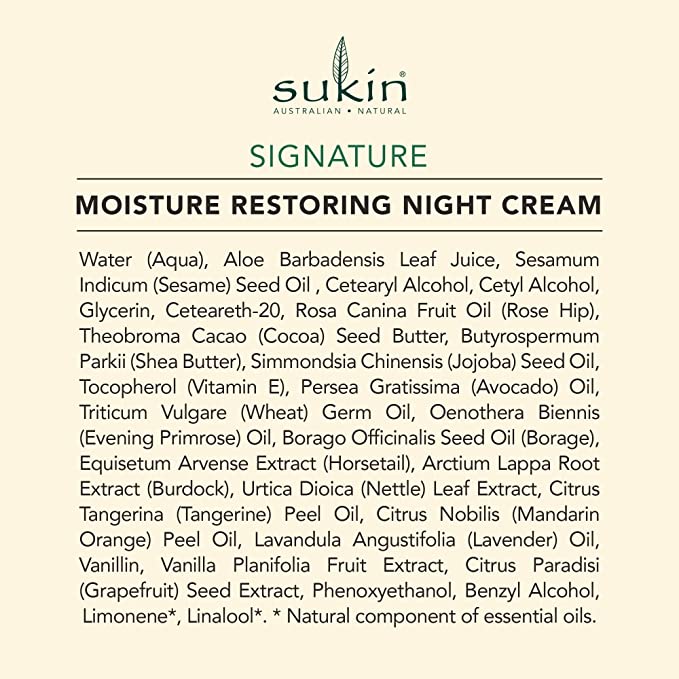 Sukin Moisture Restoring Night Cream 120ml - Cutprice Online