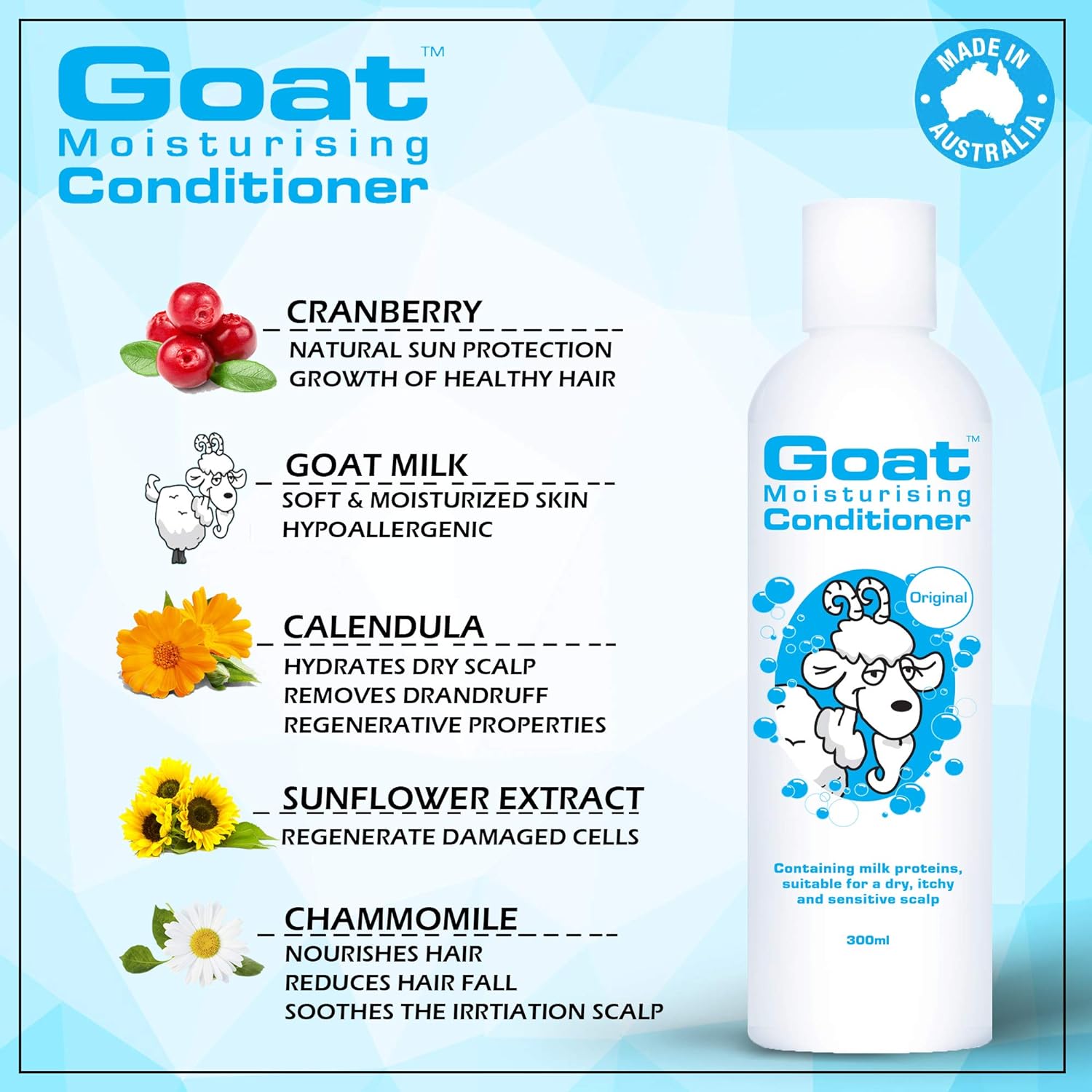 Goat Range Goat Moisturising Conditioner Original 300ml - Cutprice Online