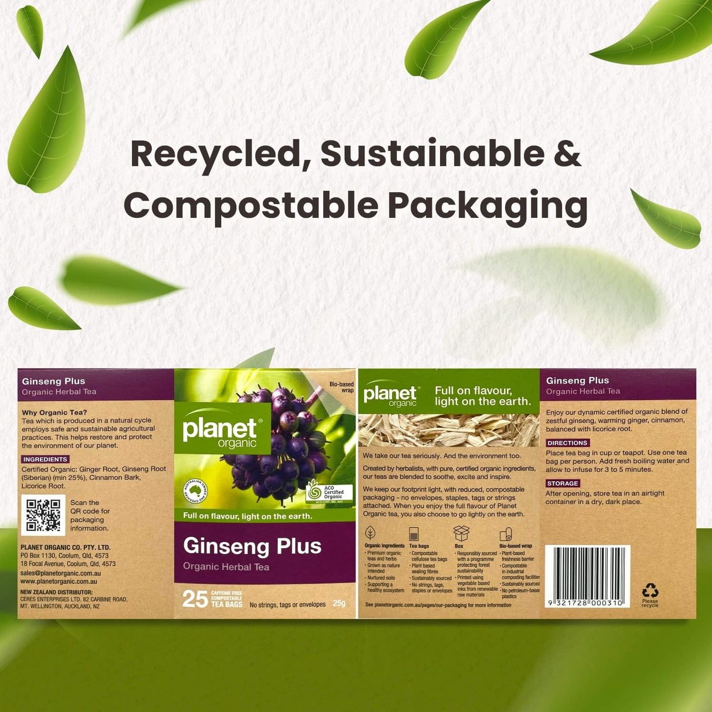 Planet Organic Organic Siberian Ginseng Root Loose Leaf Tea 75g - Cutprice Online