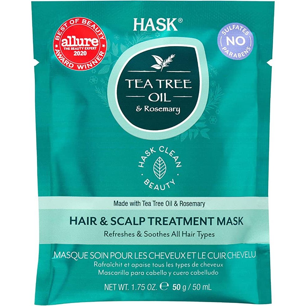 HASK TEA TREE & ROSEMARY HAIR MASK 50G - Cutprice Online