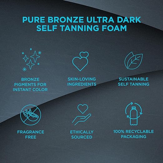 Bondi Sands Pure Bronze Ultra Dark Self Tan Foaming Water 200ml - Cutprice Online