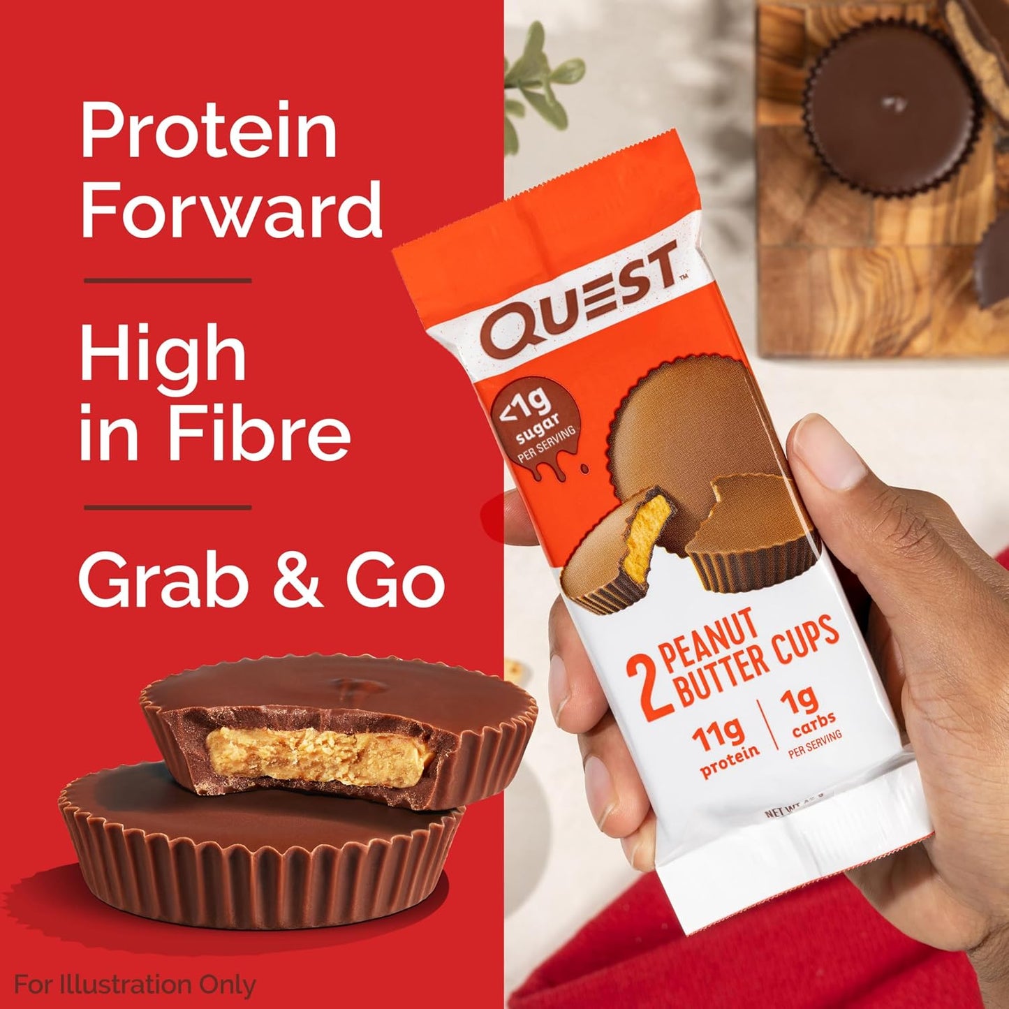 Quest Peanut Butter Cups 4 pack