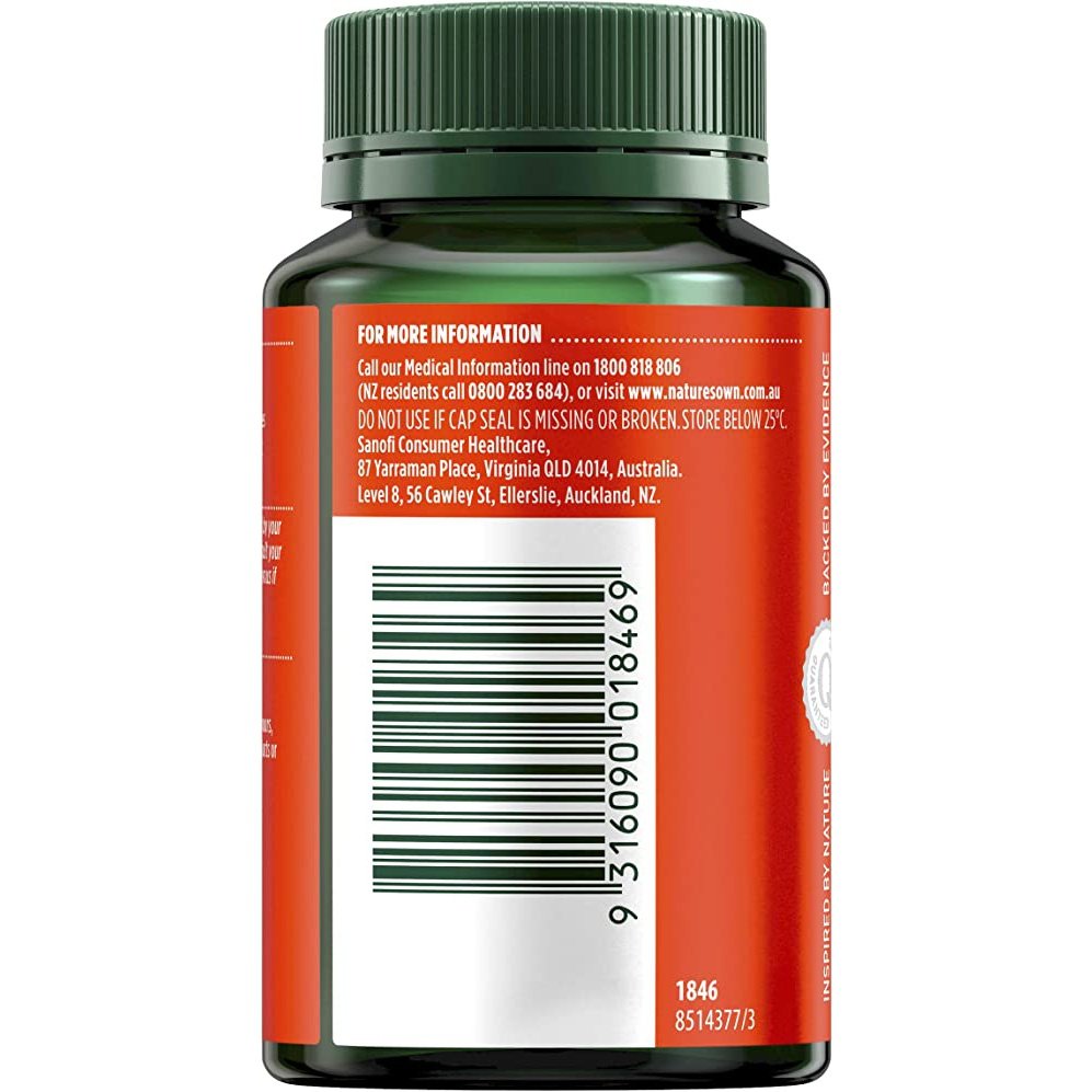 Nature's Own High Strength Zinc 30mg 120 Tablets - Cutprice Online