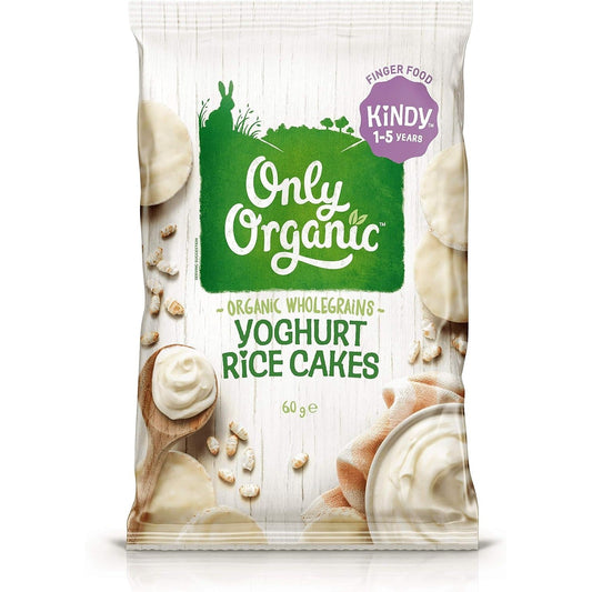 Only Organic Yoghurt Rice Cke 60g Pack of 5