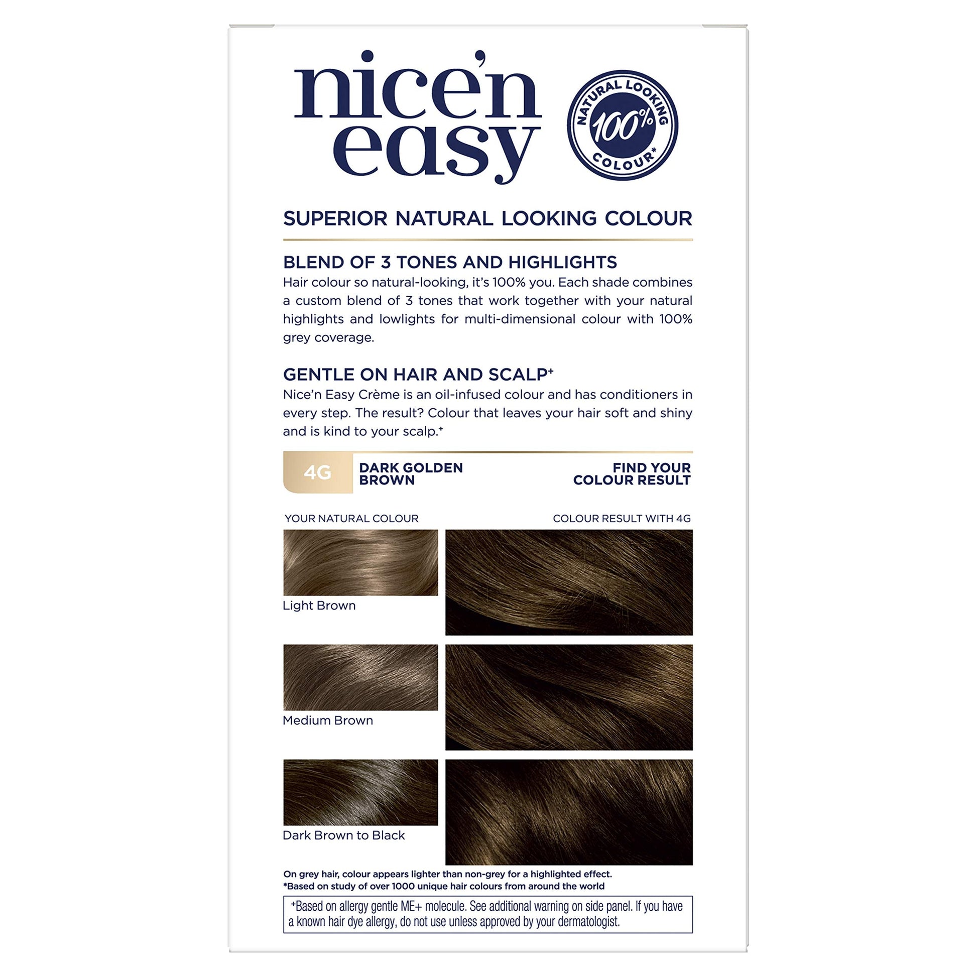 Clairol Nice n Easy 4G Dark Golden Brown - Cutprice Online