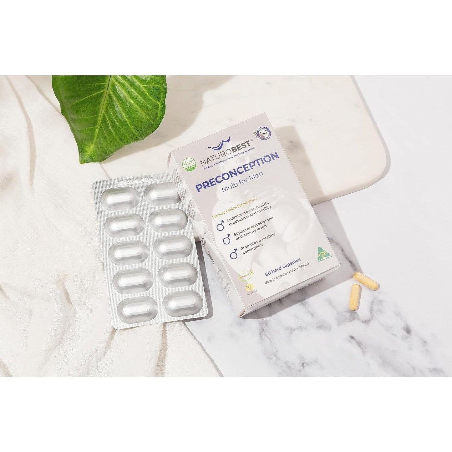 NaturoBest Preconception Multi for Men 60c - Cutprice Online