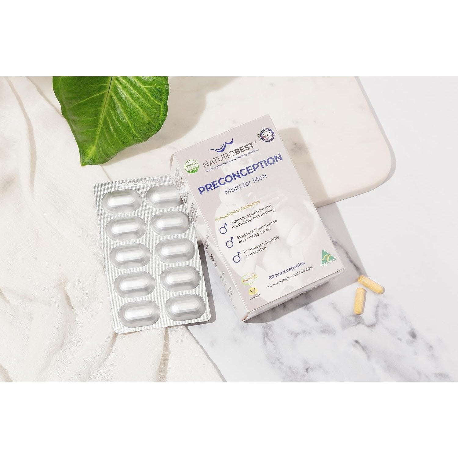 NaturoBest Preconception Multi for Men 60c - Cutprice Online