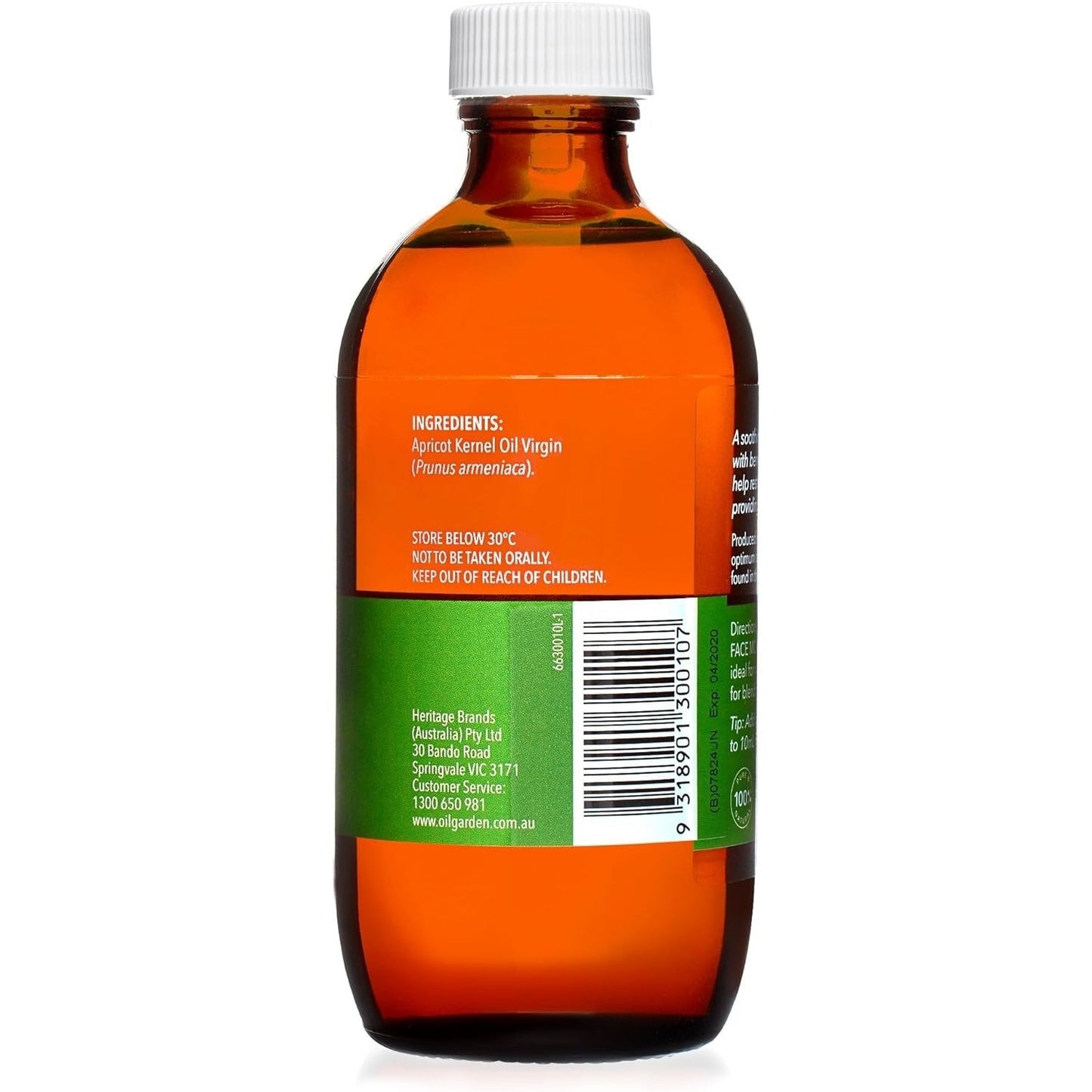 Oil Garden Moisturising Body Oil Apricot Kernel 200ml - Cutprice Online