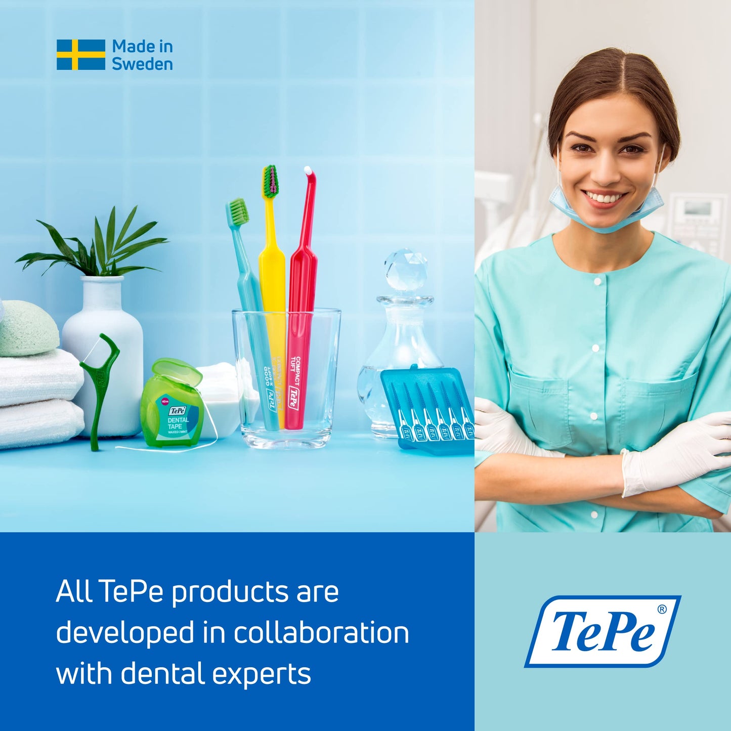 Tepe Compact Tuft Single Toothbrush - Cutprice Online