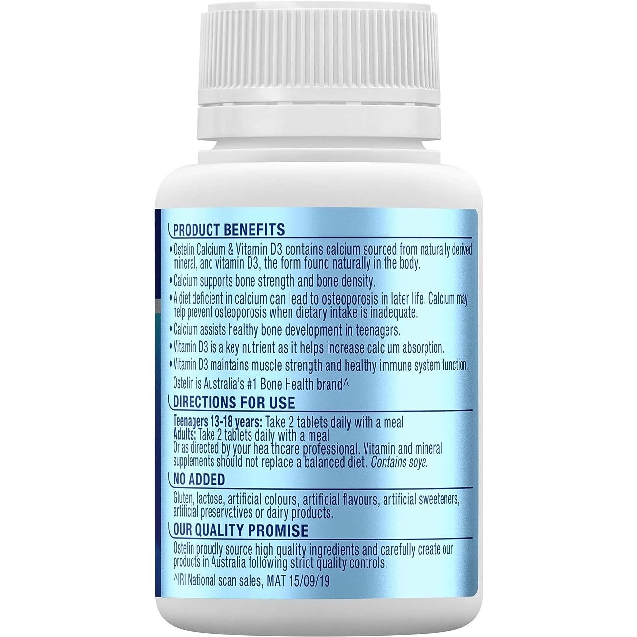 OSTELIN Calcium & Vitamin D3 60 Tablets - Cutprice Online