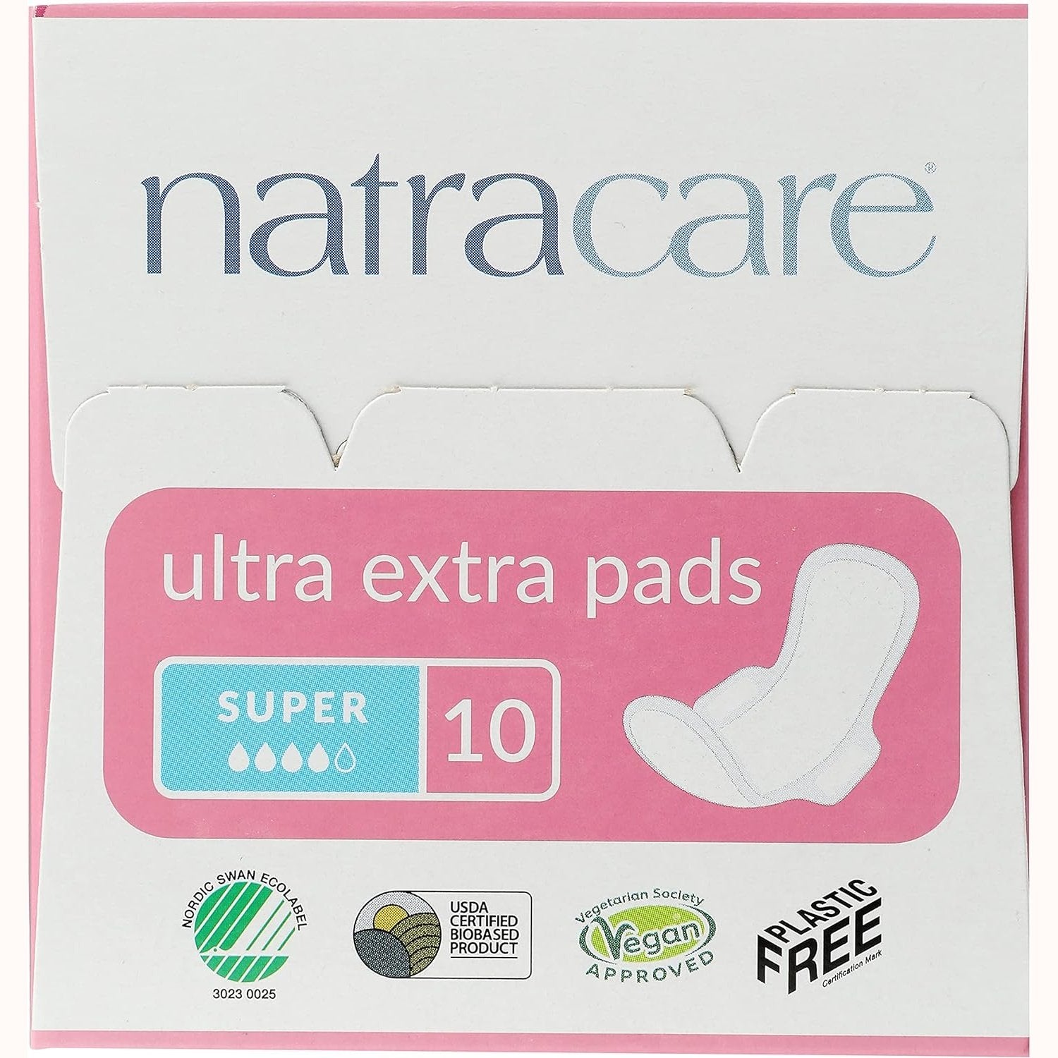 NATRACARE Ultra Extra Pads Super (Wings) 10pk - Cutprice Online