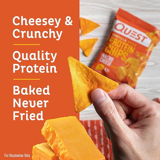 Quest Tortilla Nacho Cheese 32g x 8 packets