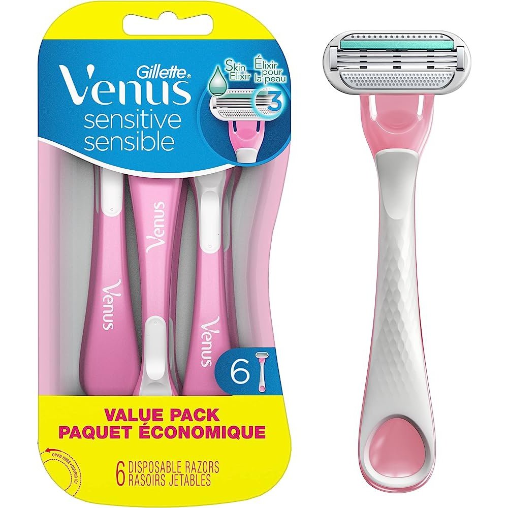 Gillette Venus Sensitive Disposable Value 6Pk - Cutprice Online