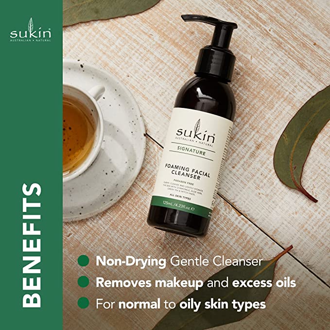 Sukin Foaming Facial Cleanser Pump 125ml - Cutprice Online