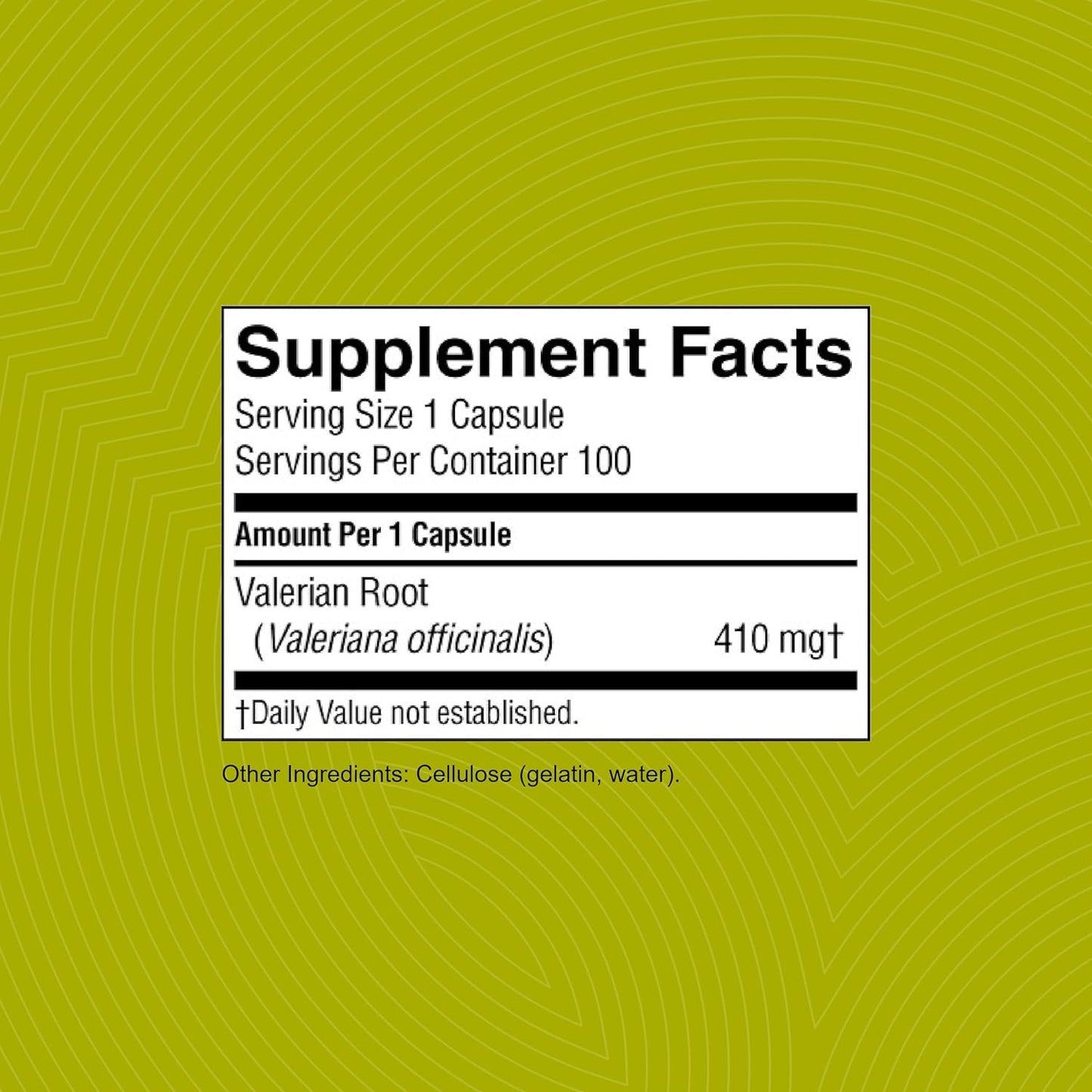 Nature's Sunshine Valerian Root 440mg 100c - Cutprice Online