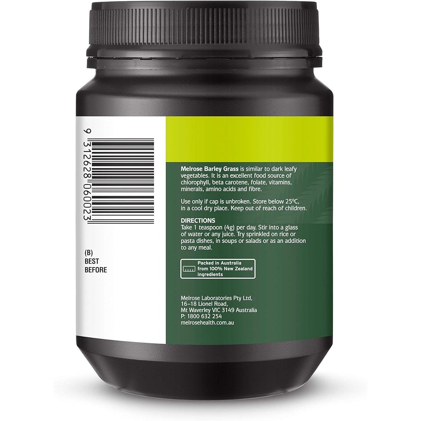 Melrose Organic Barleygrass Powder Instant Powder 200g - Cutprice Online
