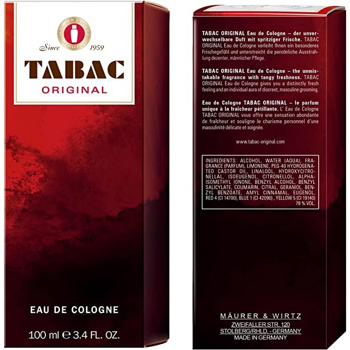 Tabac Original EDC Eau de Cologne 100ml - Cutprice Online