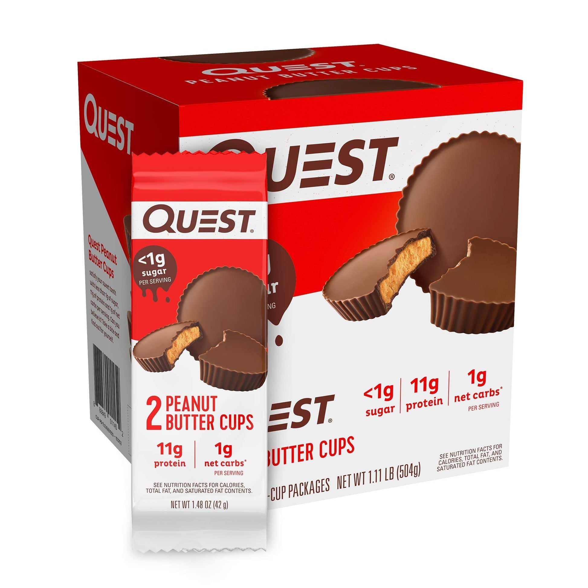 Quest Peanut Butter Cups 42g 12PK - Cutprice Online