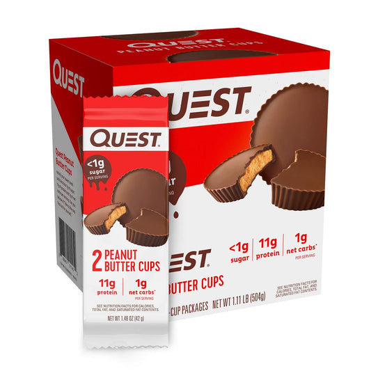 Quest Peanut Butter Cups 42g 12PK - Cutprice Online