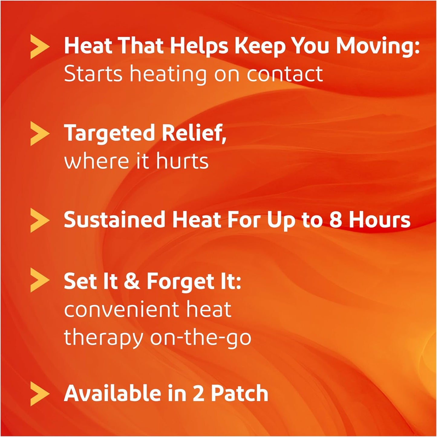 VoltaHeat Pain Relief Patch 2 Patches