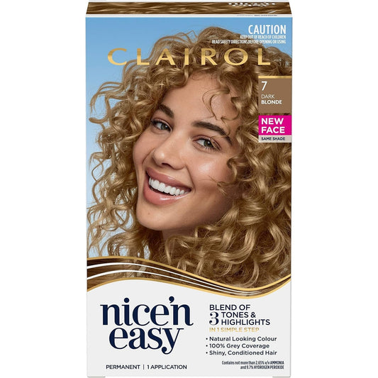 Clairol Nice & Easy 7 Dark Blonde Hair Colour - Cutprice Online