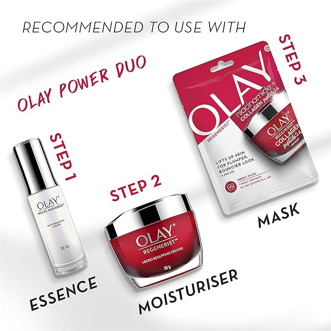 Olay Regenerist Niacinamide + Collagen Peptide24 Sheet Mask - Cutprice Online