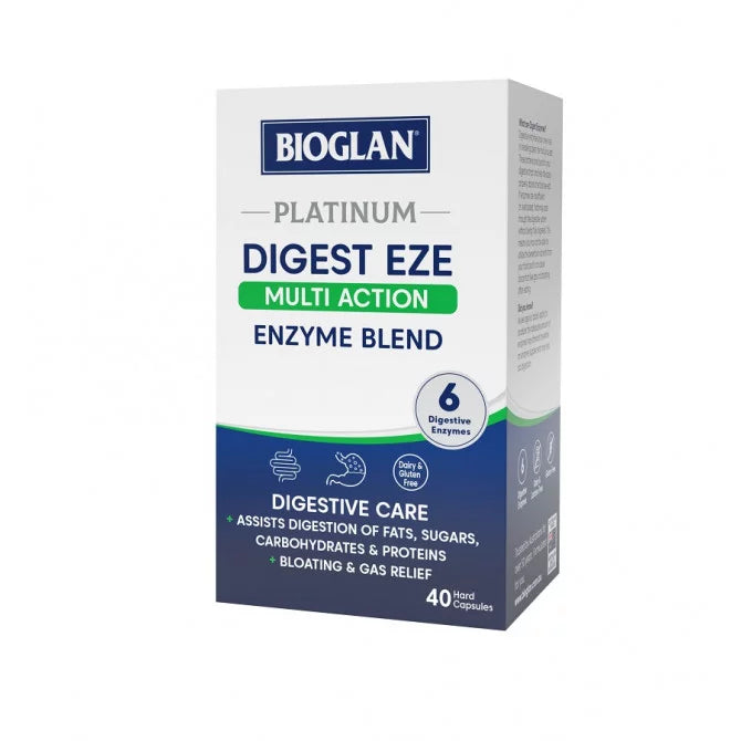 Bioglan Platinum Digest Eze 40 Capsules - Cutprice Online