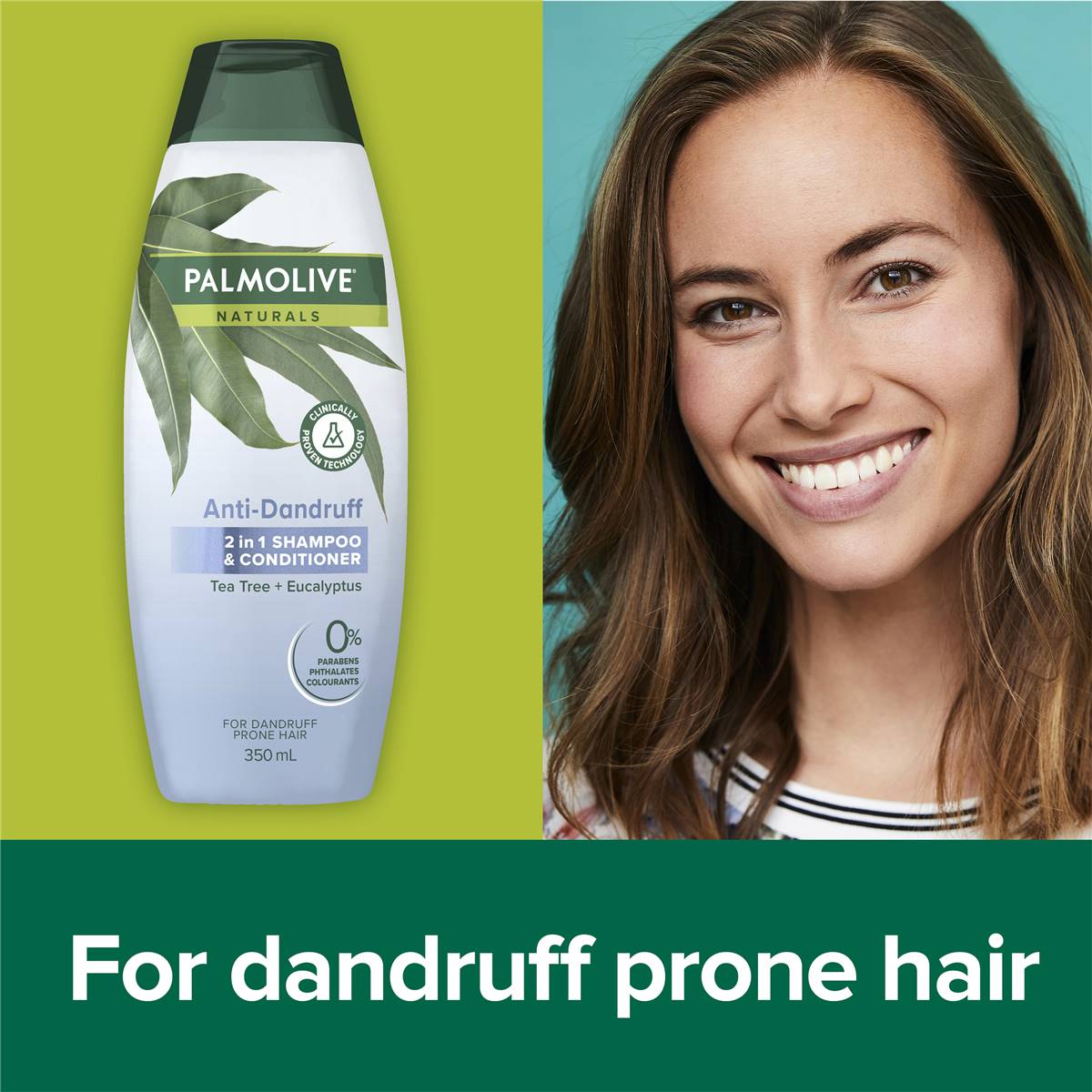 Palmolive Naturals Anti-dandruff 2in1 Shampoo & Hair Conditioner 350ml - Cutprice Online