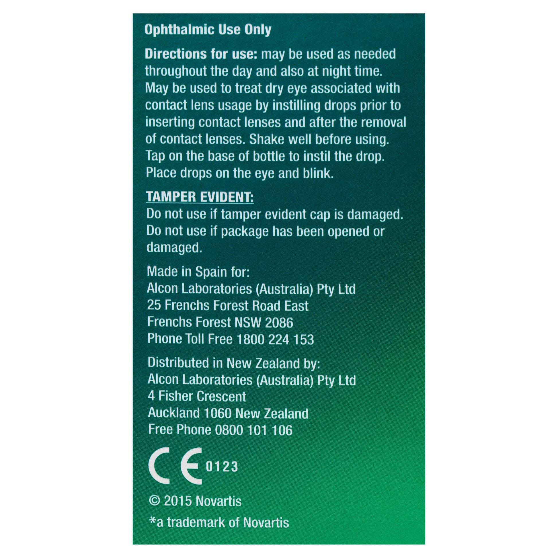 Systane Intensive Lubricant Gel Drops 10ml - Cutprice Online