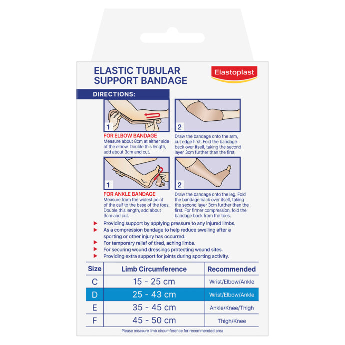 Elastoplast 2226 Elastic Tubular Support Bandage Size D - Cutprice Online