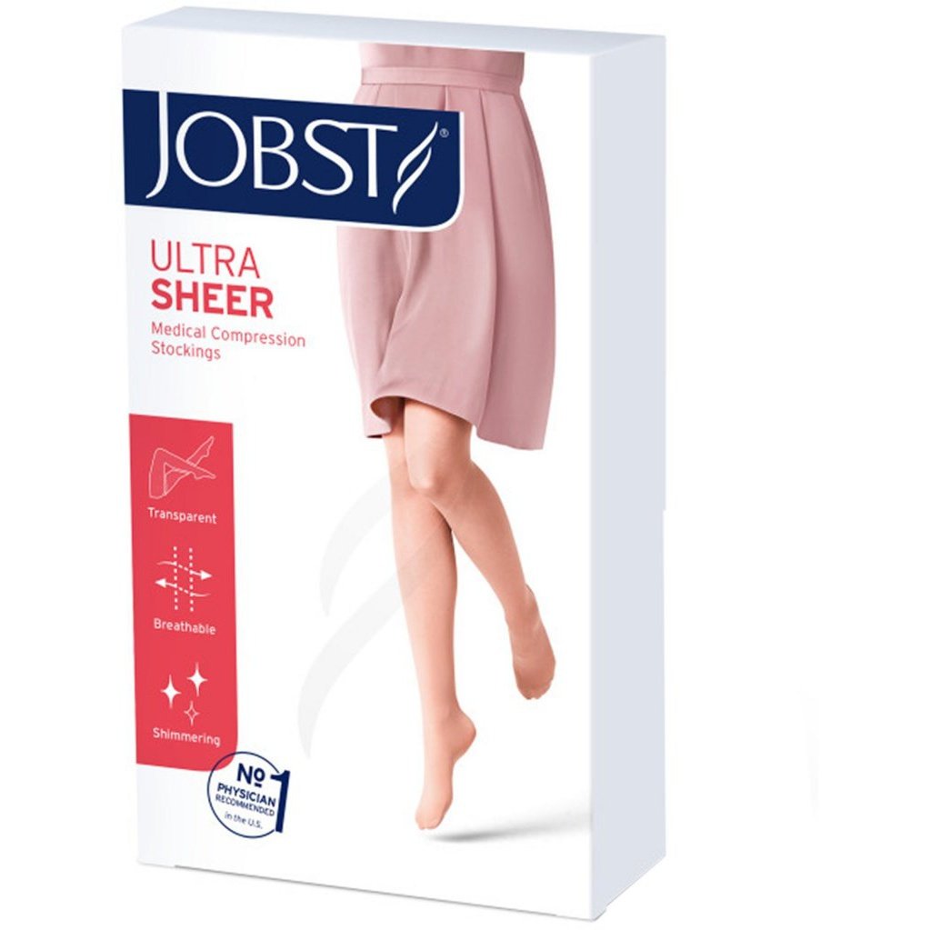 Jobst Ultra Sheer Knee High Large Black - Cutprice Online